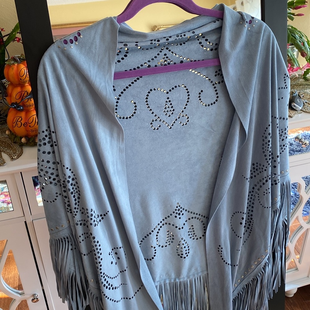 Curation Caravan Studed Tassels Wrap - image 2